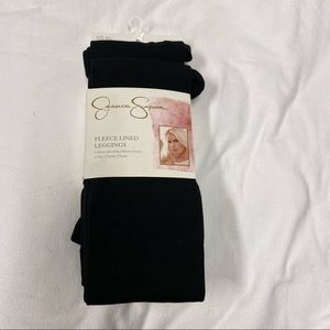 2 jessica simpson fleece lined legging M/L New